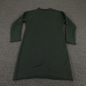 Frank & Eileen Izzie Funnel Neck Sweatshirt Dress Womens M Green Fleece USA